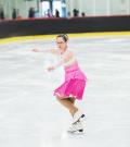 Stephanie Lachance on the ice