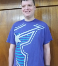 Image of Special Olympics Alberta 5 Pin Bowling athlete Mat Patrzalek during an interview.