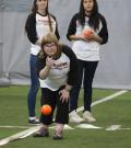 Students from Sturgeon High School compete at Edmonton Unified Bocce competition