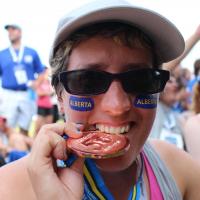 Jennifer Riddell and Her Bronze Medal (1500m)