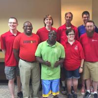 Special Olympics athletes from North America at the Global Athlete Congress.
