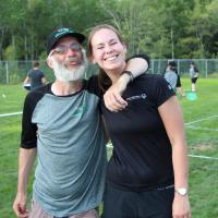 Athlete with Volunteer; Bocce