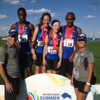 SOBC athletes at the 2015 Western Canada Summer Games