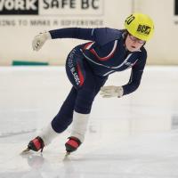 Special Olympics BC speed skater Paige Norton
