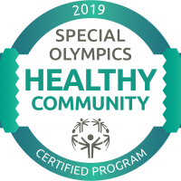 2019 Special Olympics Healthy Community Certified Program Seal awarded to Special Olympics Prince Edward Island