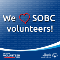 We love Special Olympics BC volunteers!