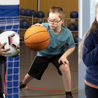 Special Olympics athletes pose for the Sobeys campaign.