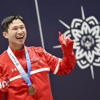 Matthew Lai on podium