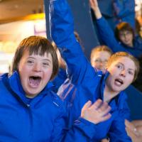 Special Olympics Alberta swimmers