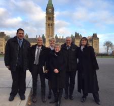 SOBC athletes, coaches and staff at Parliament Hill in 2016