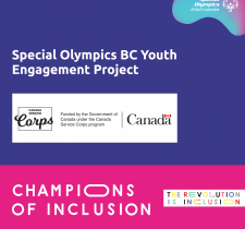 Special Olympics BC Youth Enagement Project