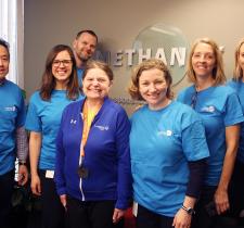 SOBC – Vancouver athlete Sheryl Spurr and Methanex Vancouver social responsibility committee staff members in 2019.