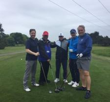 golfing team photo