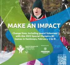Special Olympics BC Games volunteer promotional image