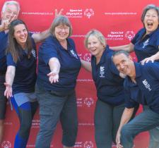 Special Olympics Team BC 2024 snowshoeing coaches