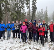 SO Team BC cross country ski team group photo