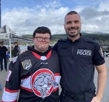 SOBC athlete and Port Moody law enforcement member photo