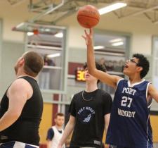 Bringing the heat at the 2023 SD43 Special Olympics BC Unified Sports Basketball Championships!
