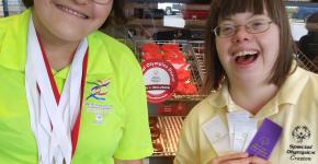 Special Olympics BC – Creston athletes Laila and Claire