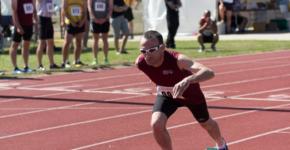 Gander Wings Athlete Johnny Philpott racing on track