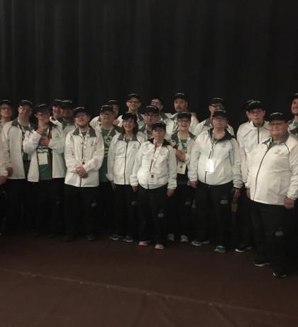 Team Sask at Opening Ceremonies