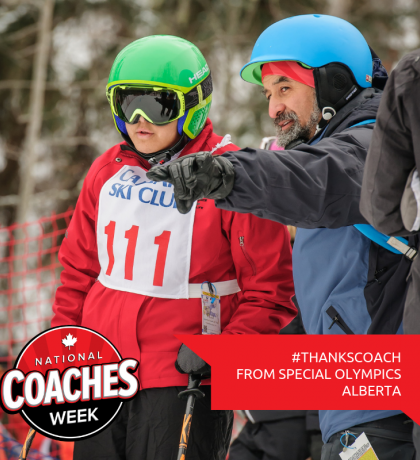 NCW Thanks Coach Special Olympics Alberta