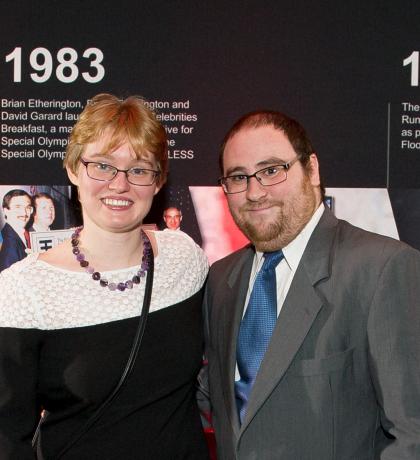 Special Olympics Canada Athletes of the Year Tyler Haddad and Ellen MacNearney.