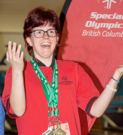 2019 Special Olympics BC Games 5-pin bowling medallist