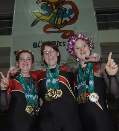 Special Olympics World Games 2007 rhythmic gymnasts