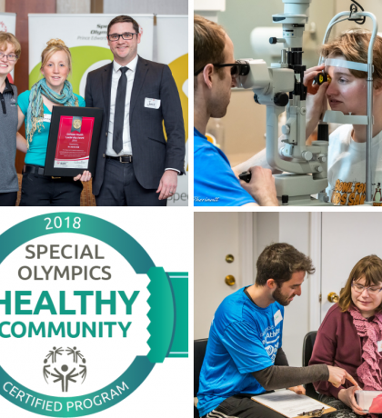 Healthy Communities, Special Olympics, Healthy Athletes
