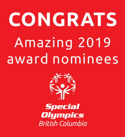 Special Olympics BC award nominees