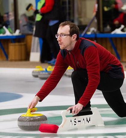 Olympics men's curling team training in Abbotsford - The