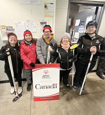 The Government of Canada funds training and travel expenses for members of Special Olympics Team BC 2020. 