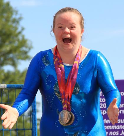 Special Olympics BC rhythmic gymnast Joanna