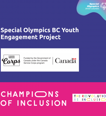 Special Olympics BC Youth Enagement Project