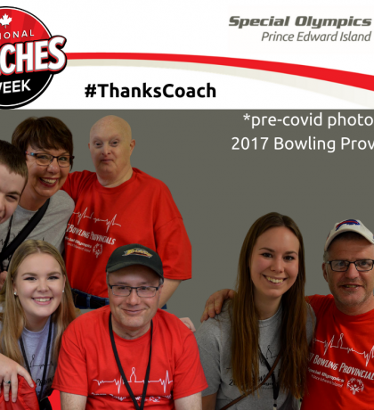Female coaches at PEI bowling provincials 2017