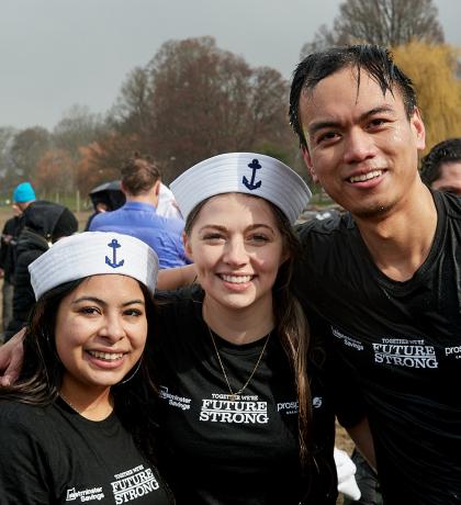 Prospera Credit Union employees got bold and cold at the 2020 Vancouver Polar Plunge.