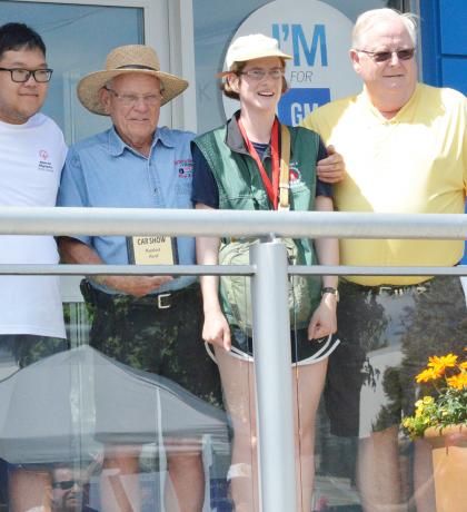 Special Olympics athletes at a Dueck Auto Group event in 2017