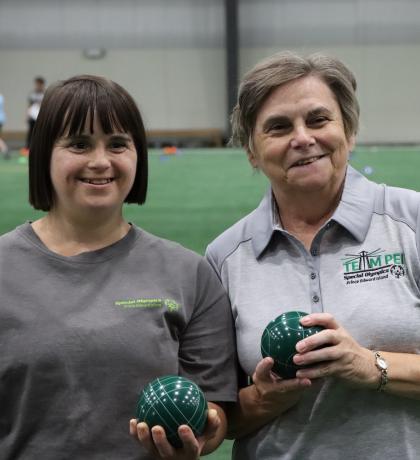 Special Olympics PEI, National Coaches Week, Athlete with Coach, Jackie Charchuk