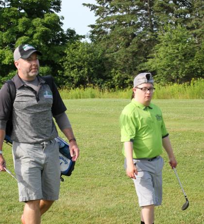 Special Olympics PEI, Board of Directors, Coach with Athlete, Golf