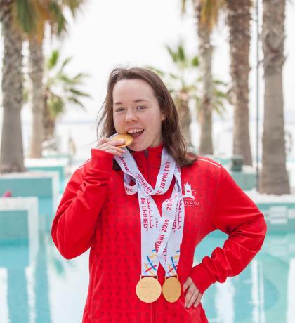 Genny Verge, SOBC – Sunshine Coast athlete, shares what she loves most about Special Olympics!