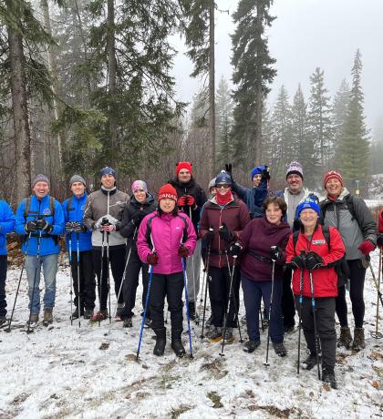 SO Team BC cross country ski team group photo