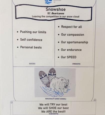 Special Olympics Team BC 2024 Snowshoeing Coat of Arms