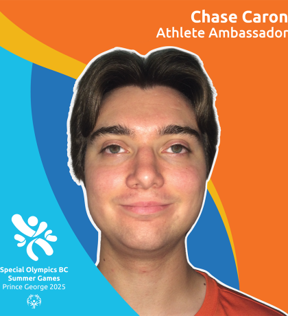 SOBC Summer Games Athlete Ambassador Chase Caron