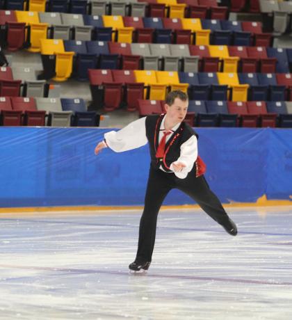 Team Canada figure skater Benjamin Maeseele