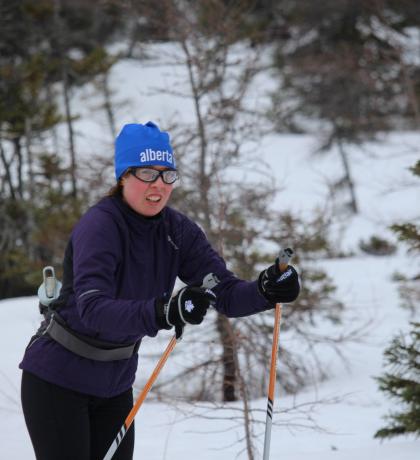 Team Canada cross country skier Kristen Hudson