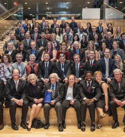 Dr. Frank Hayden, Canada's Sports Hall of Fame Induction