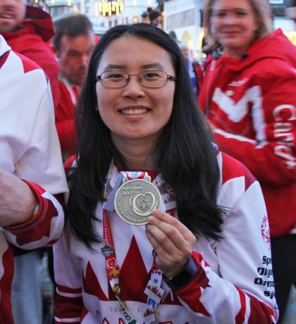 Award-winning Special Olympics BC - Surrey athlete Susan Wang