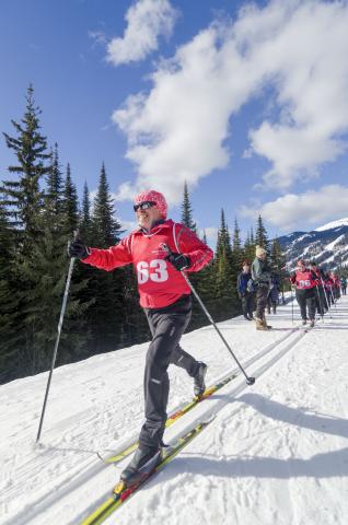 Special Olympics - Nanaimo athlete competes in cross country skiing