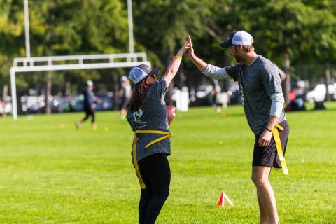 Fun and camaraderie at the Marathon of Sport Kelowna. Photo by Pinstripe Productions.